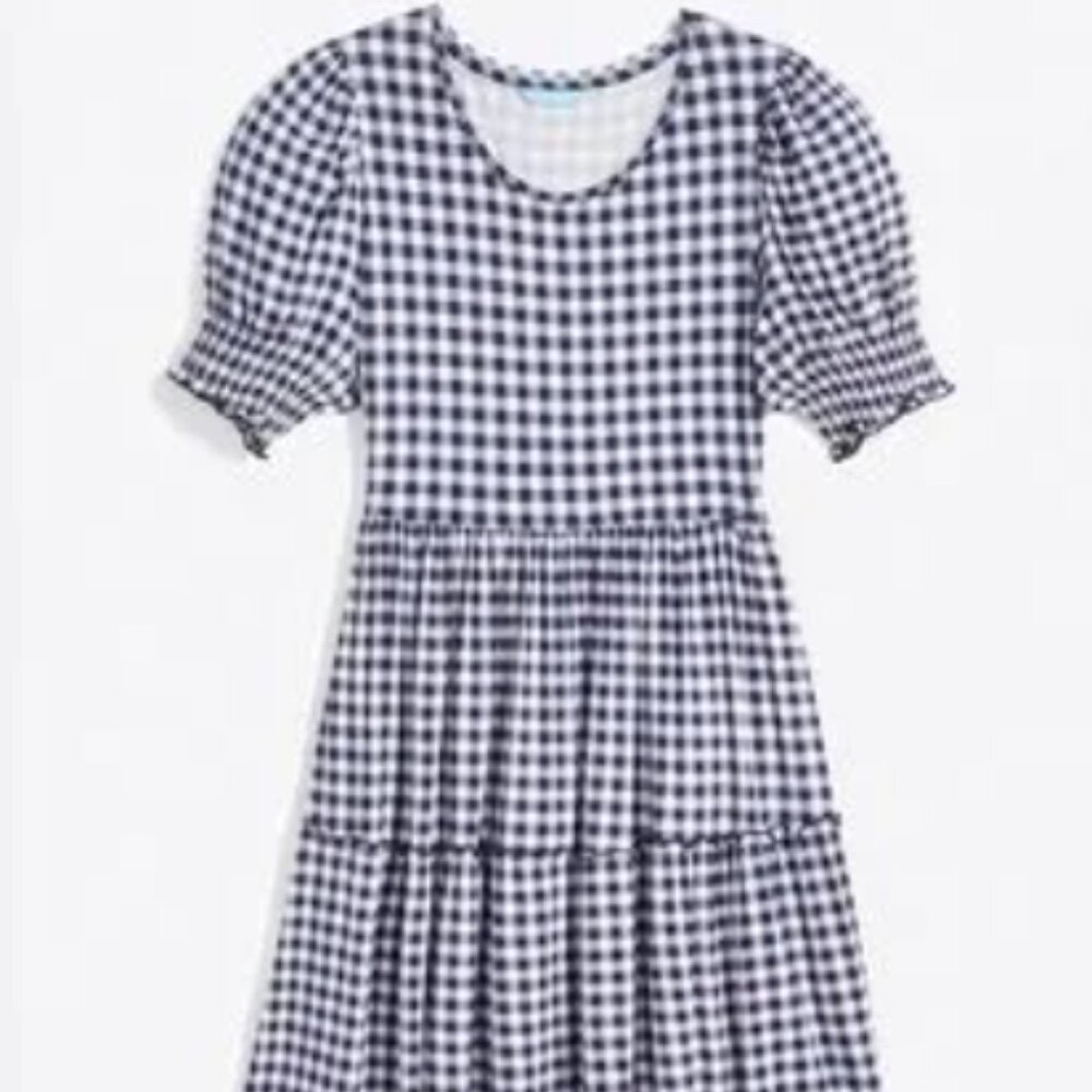 Draper James LeeAnn Dress in Nassau Navy and White Gingham NWTs